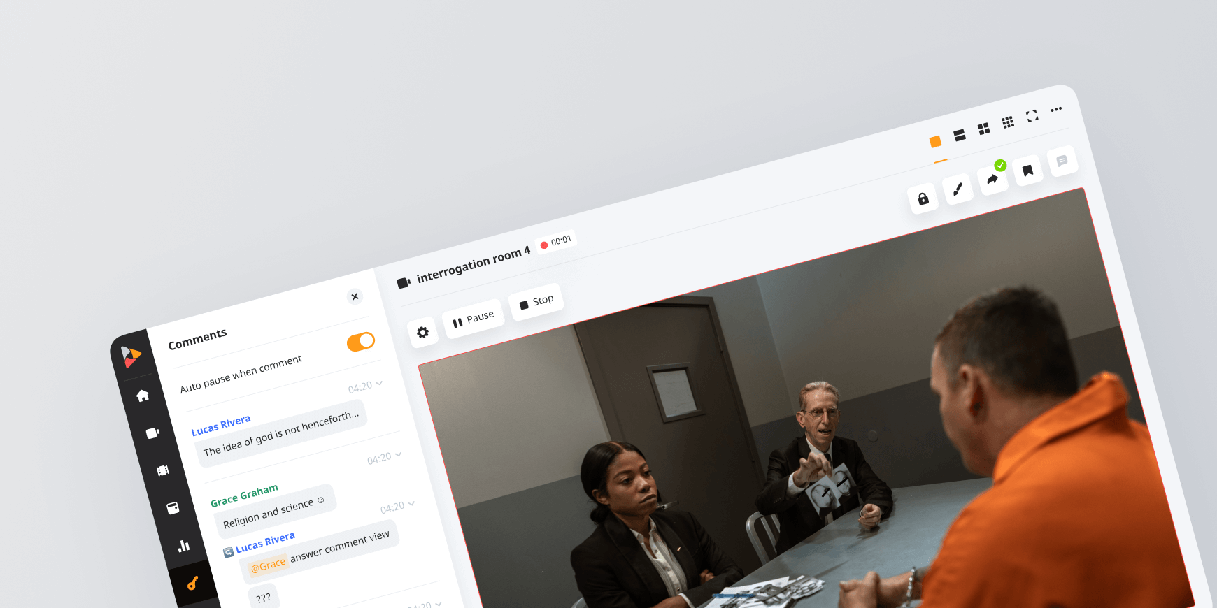 видеонаблюдение в полиции