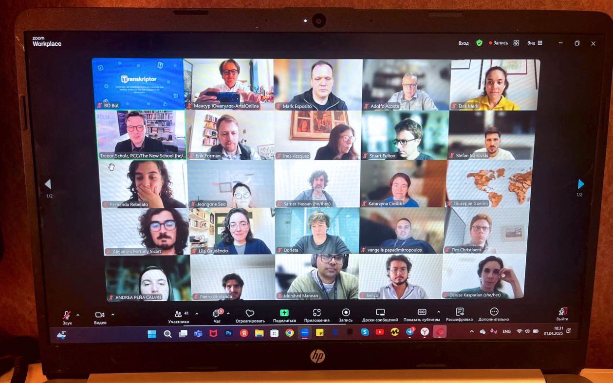 Встреча на платформе Cooperativism Consortium