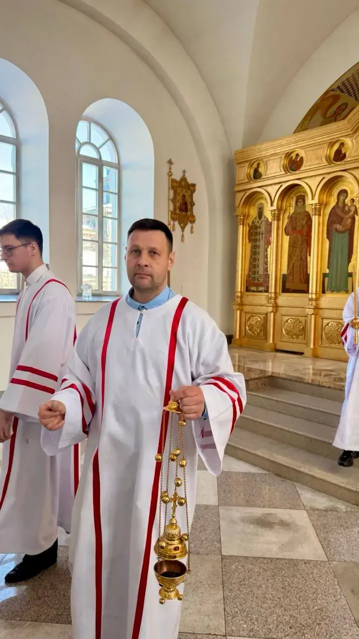 староста храма Дионисий Иванович