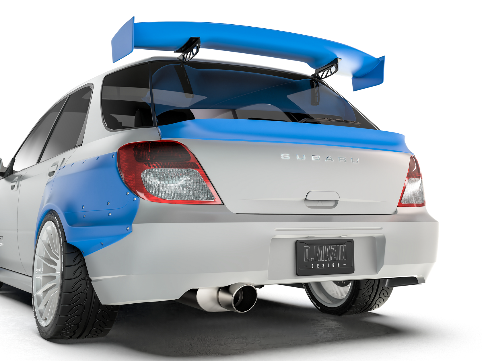 FENDERIST SPEC S Fender Flares Set / Wide Body Kit SUBARU IMPREZA WAGON