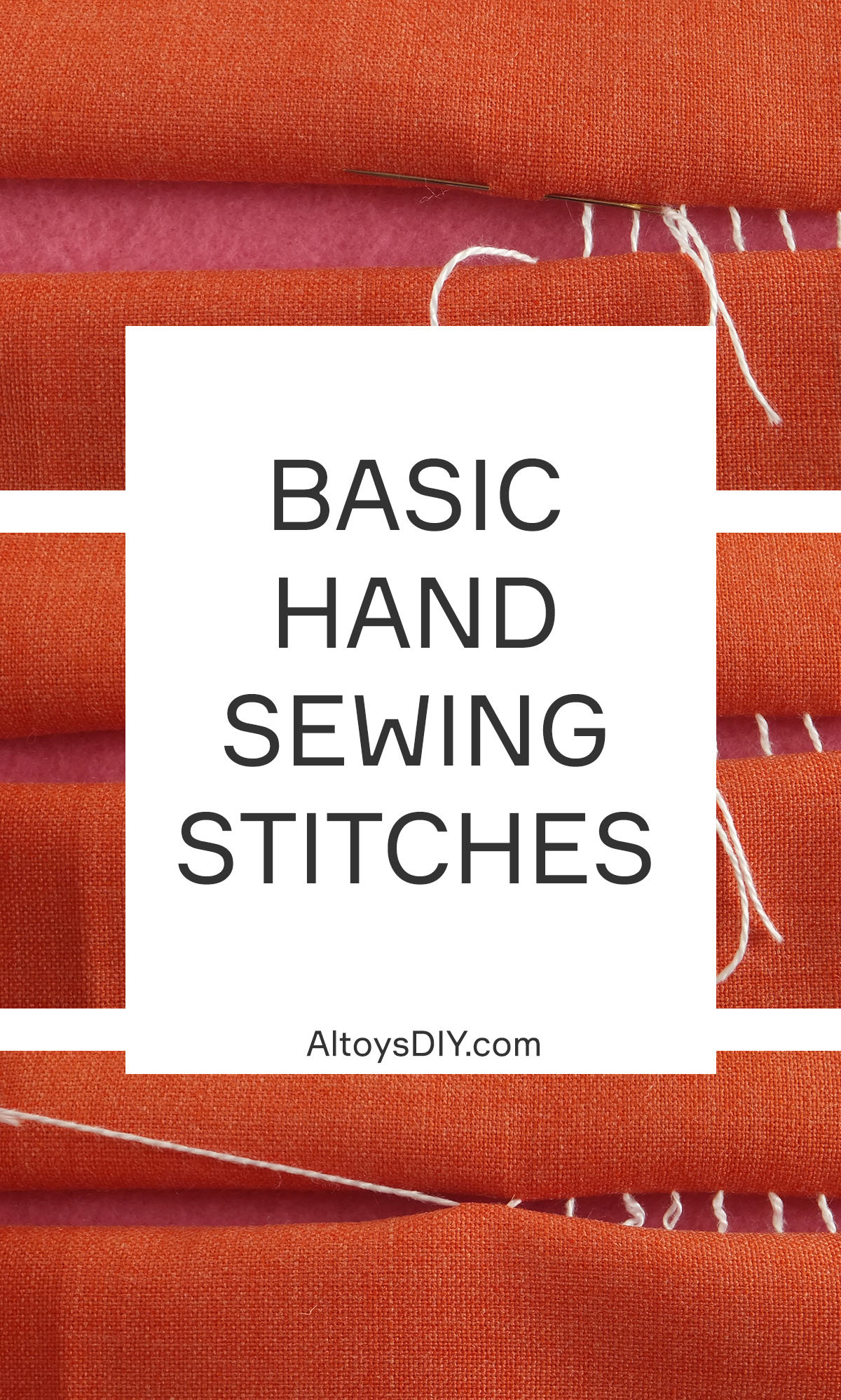 4. Basic Stitches. Sewing Tips for Making Dolls and Soft Toys