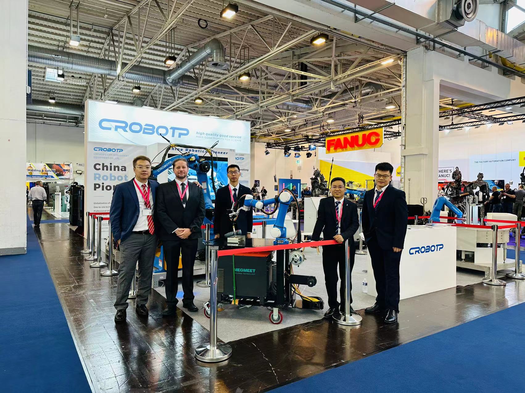 Промышленные роботы CRR на выставке в Германии Schweissen & Schneiden 2023