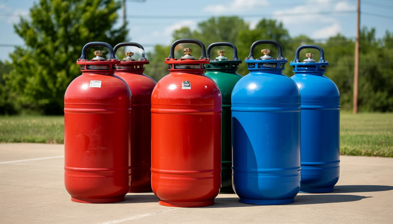 Газовый баллон пропан