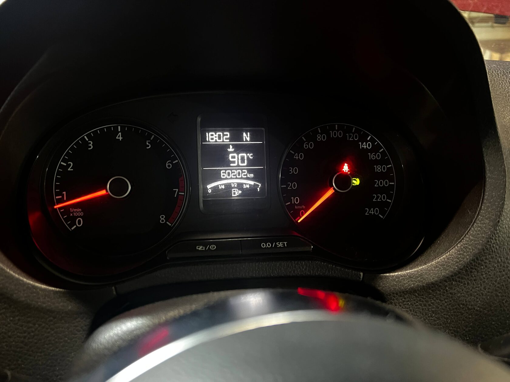 Volkswagen Polo после замены антифриза