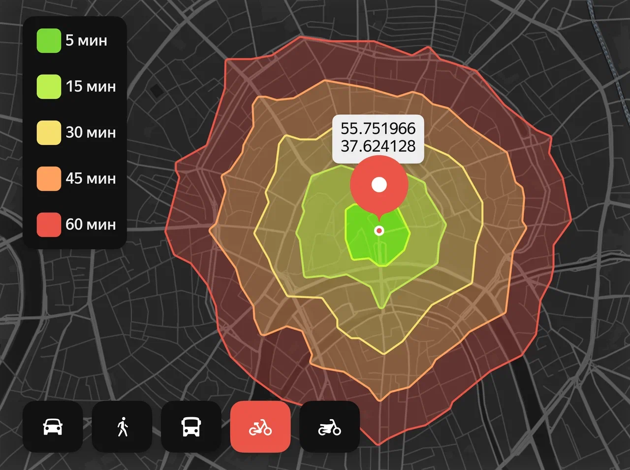 Яндекс Карты запустили Изохрон API для оптимизации бизнес-доставок.