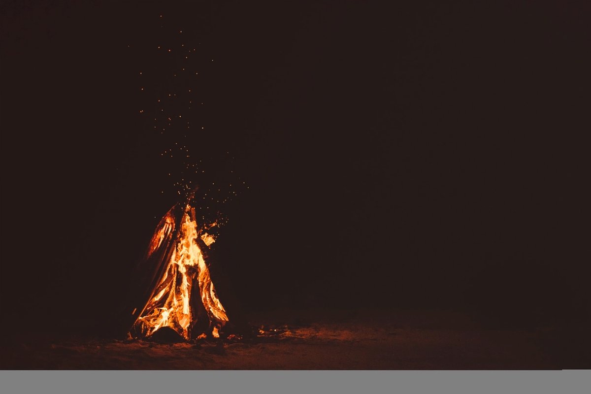 День рождения за городом: bonfire;campfire