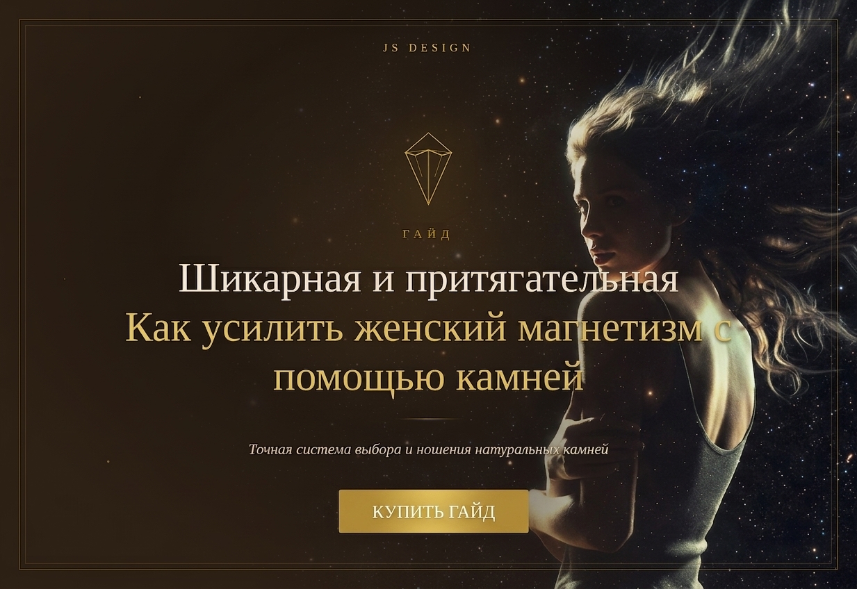 Гайд «Шикарная и притягательная». Как усилить женский магнетизм с помощью камней — купить