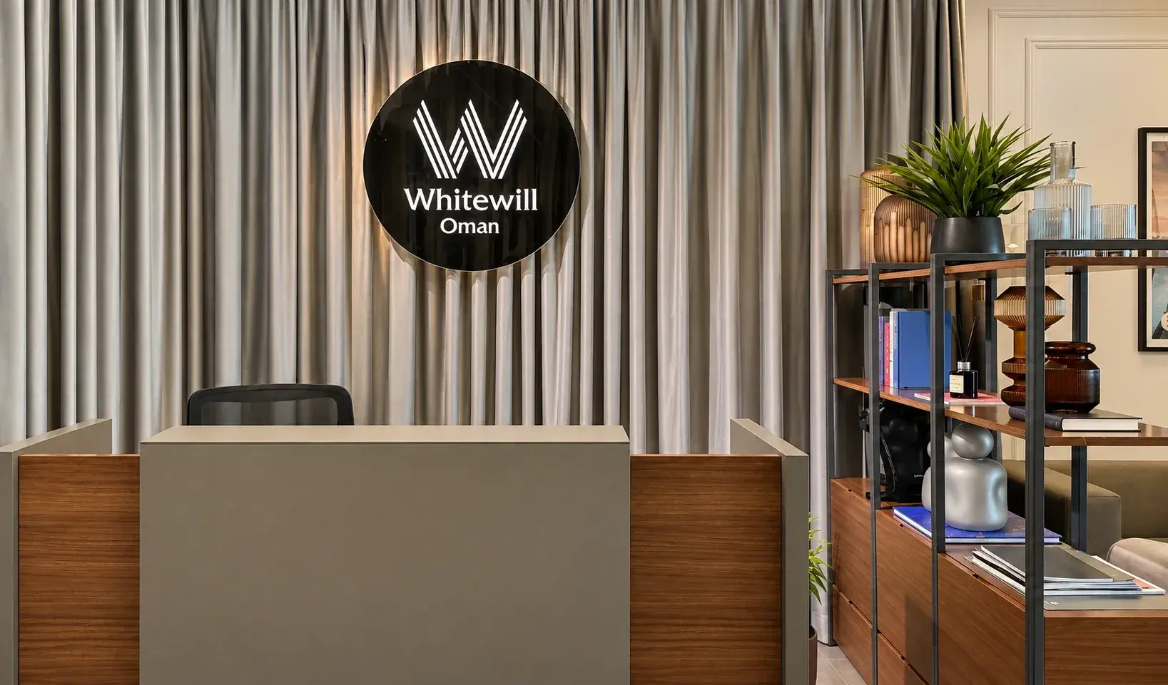 Reception of the Whitewill office in Muscat