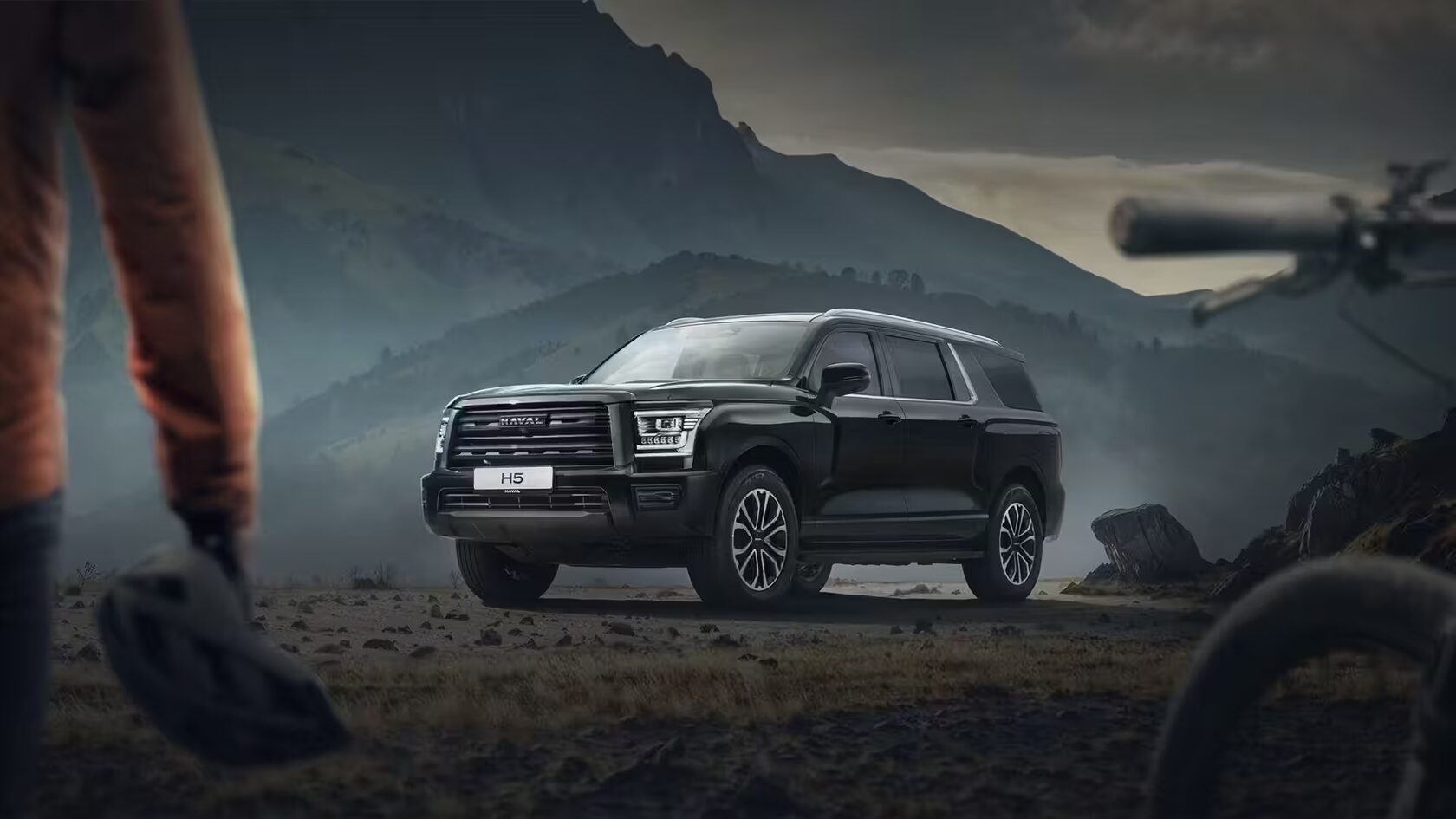 HAVAL H3 на горной дороге