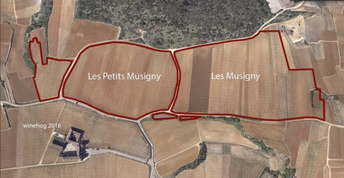 Musigny Grand Cru map