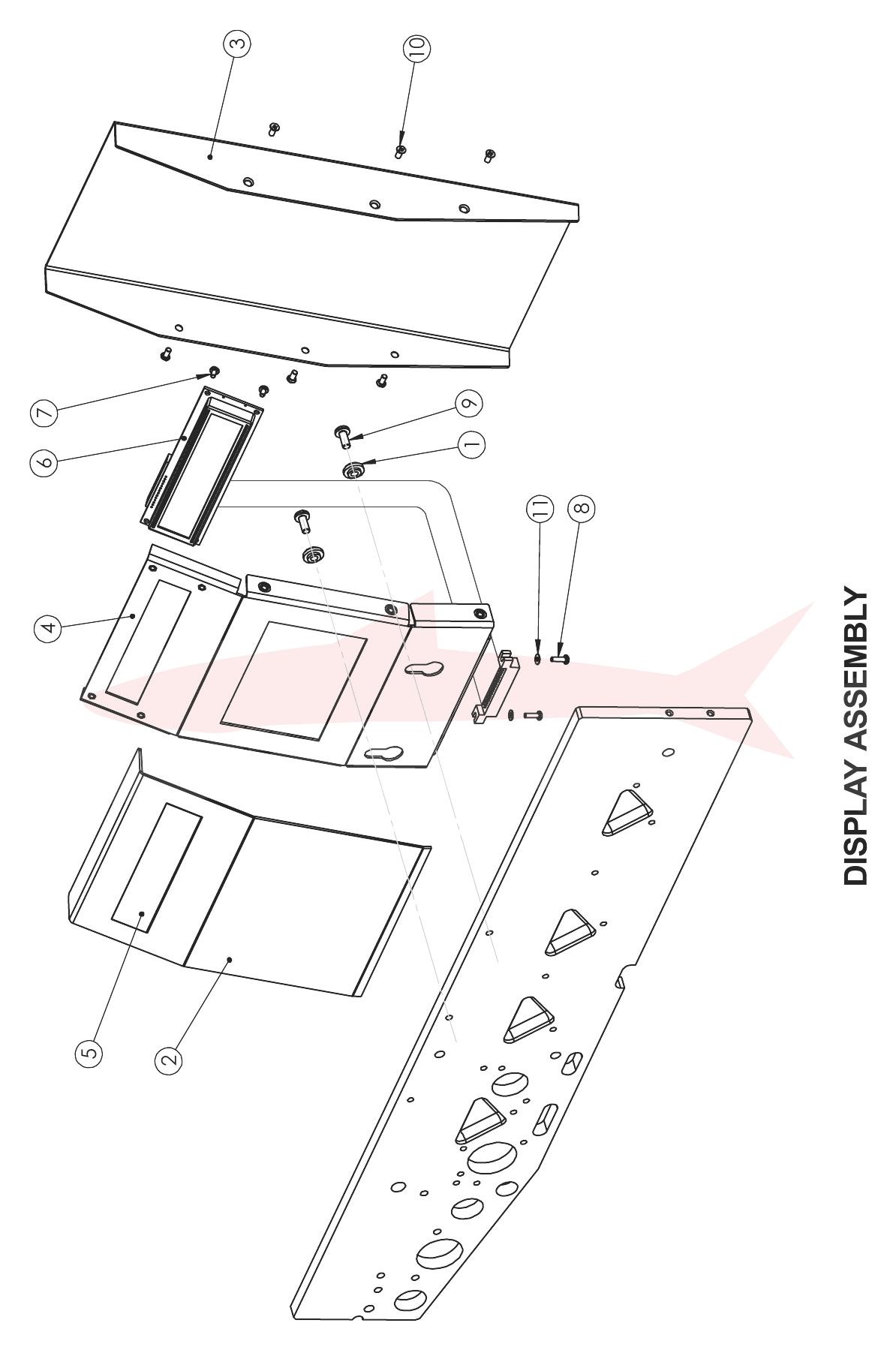 Morgana Documaster 7-05-06 Display Assembly — схема деталей