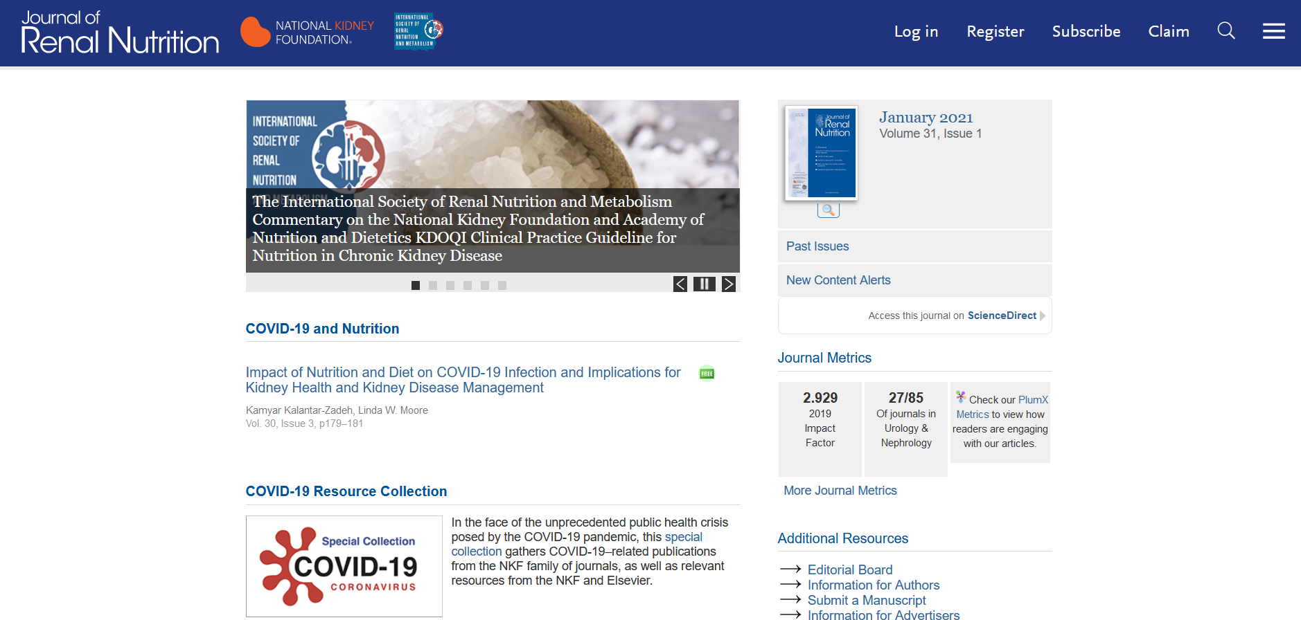 Journal of Renal Nutrition