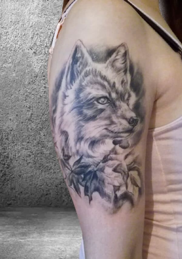 татуировка лиса, сделать татуировку в Перми