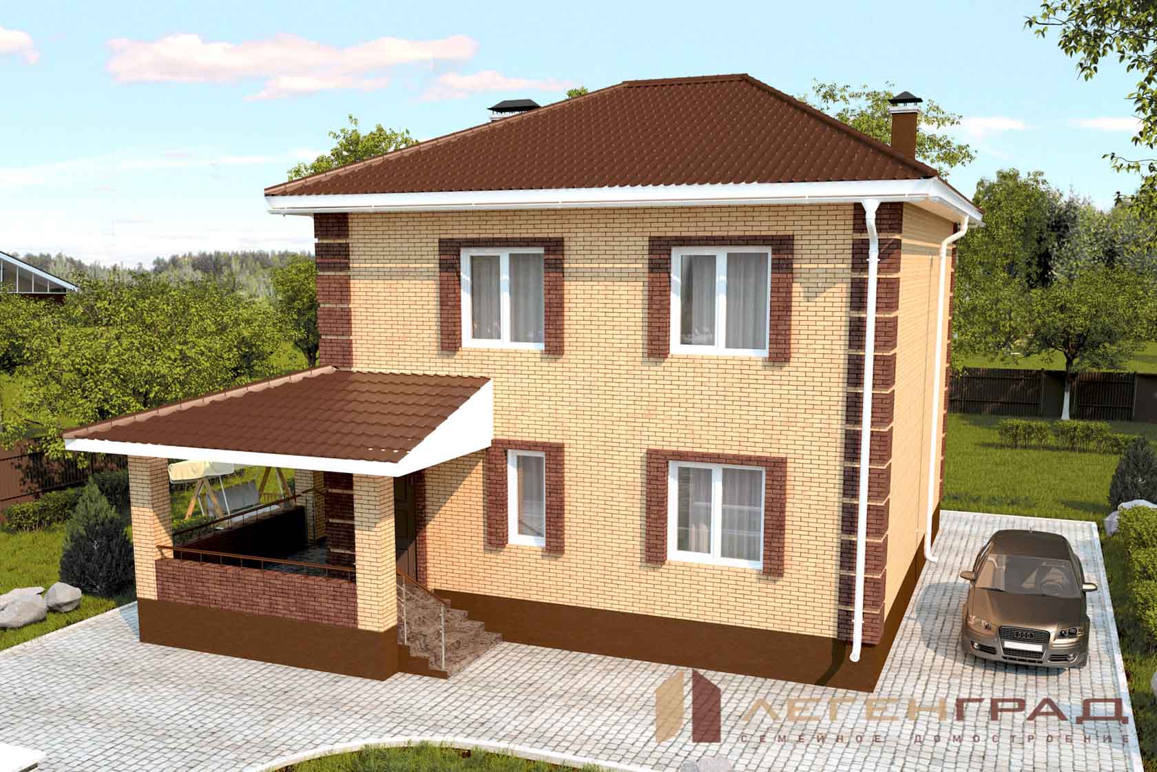 Планировки кирпичных двухэтажных домов