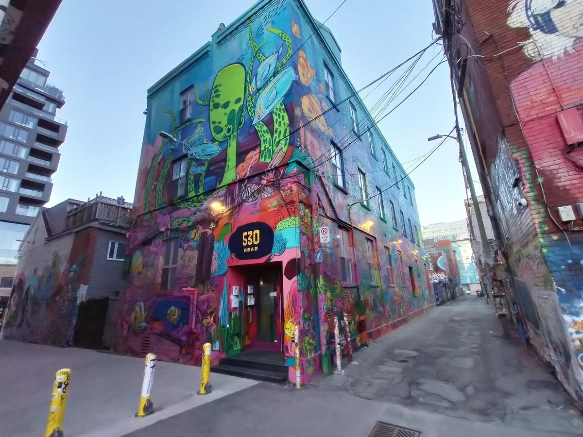 Graffiti Alley near Pottery Studio 1 Toronto
