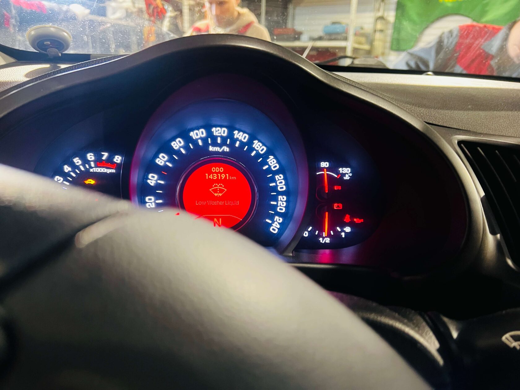 Kia Sportage после замены антифриза