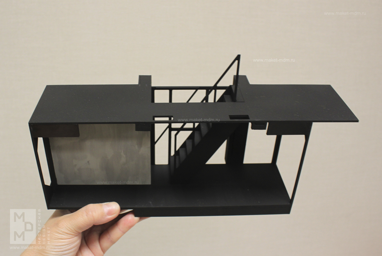 макет декораций к спектаклю Пик Ник Электротеатра Станиславский