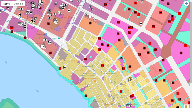 На сайте опубликована интерактивная карта проекта Генерального плана городаНижневартовска