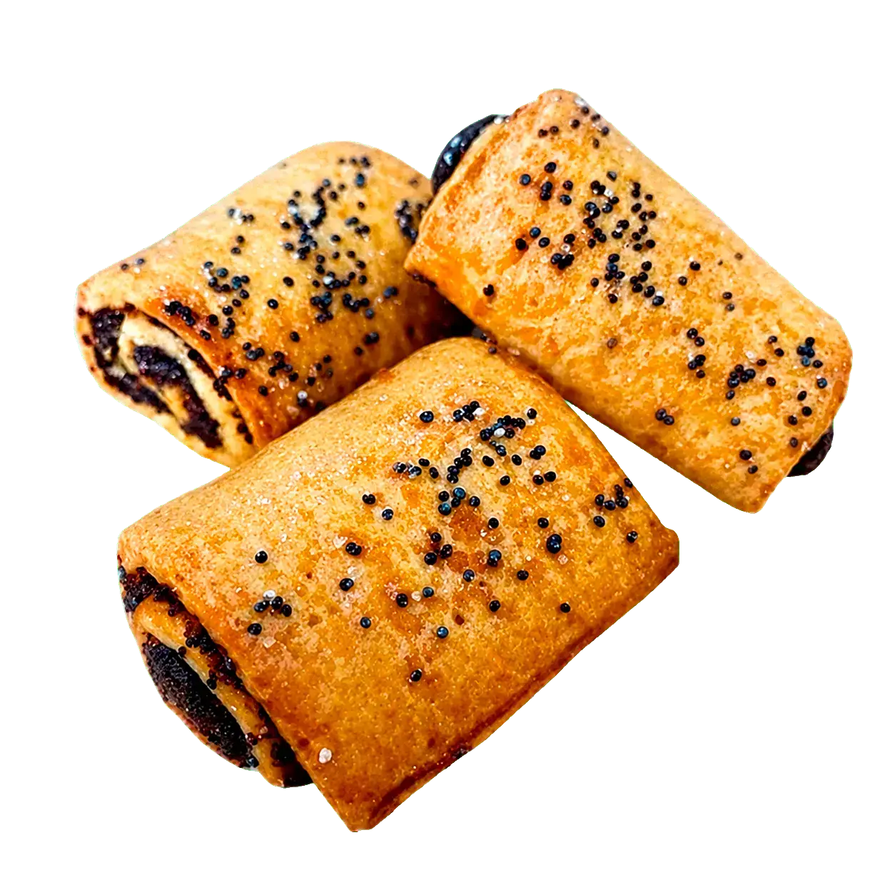 Печенье «Рулетики» с маковой начинкой от производителя Кукусики