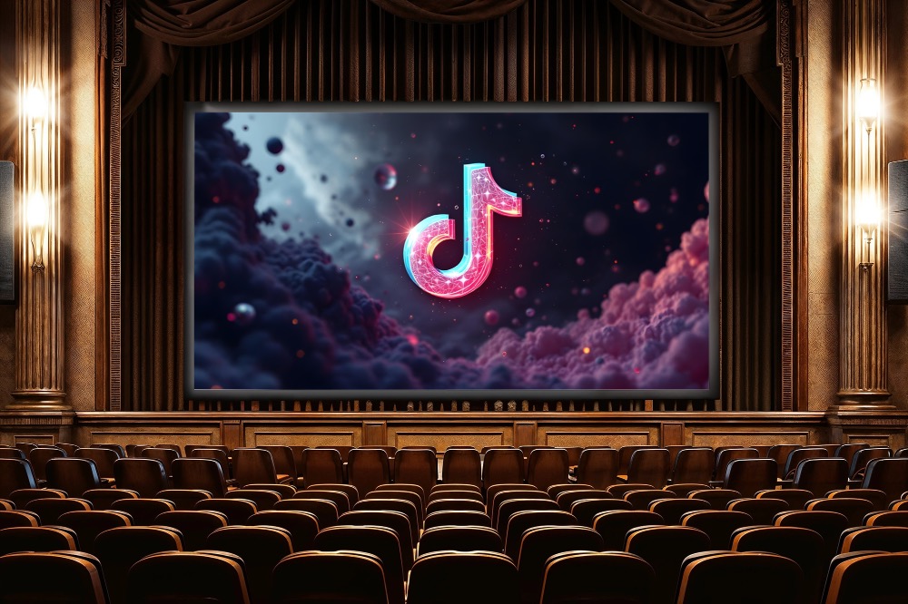 TikTok, подпольный кинотеатр, нелегальные трансляции, фильмы, сериалы