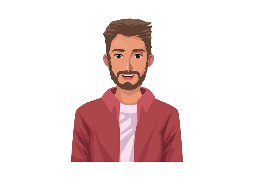 У него борода