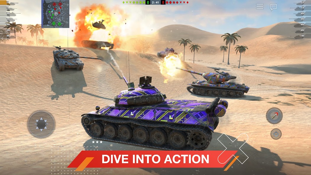 World of Tanks Blitz военная игра на телефон