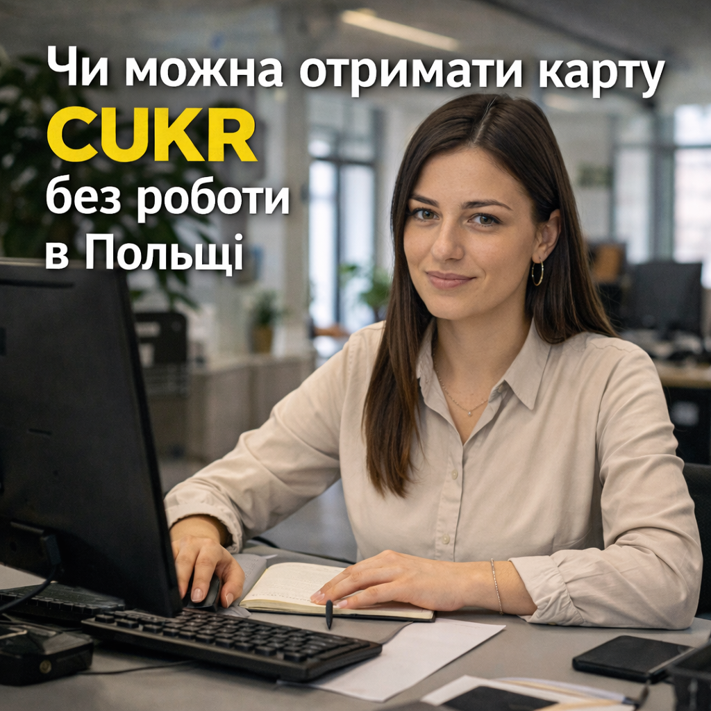 Чи можна отримати карту CUKR без роботи в Польщі