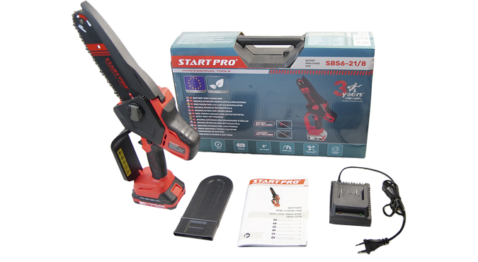 акумуляторна міні пила Start Pro SBS 6-21/8 безщіткова 20В компактна