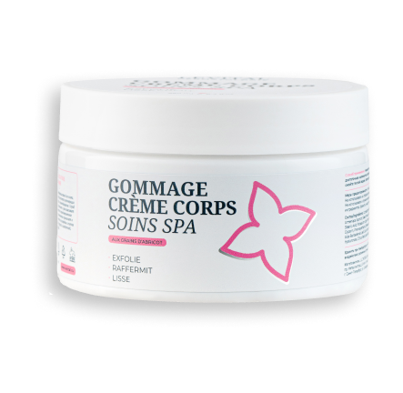 GOMMAGE CRÈME CORPS SOINS SPA AUX GRAINS D’ ABRICOT