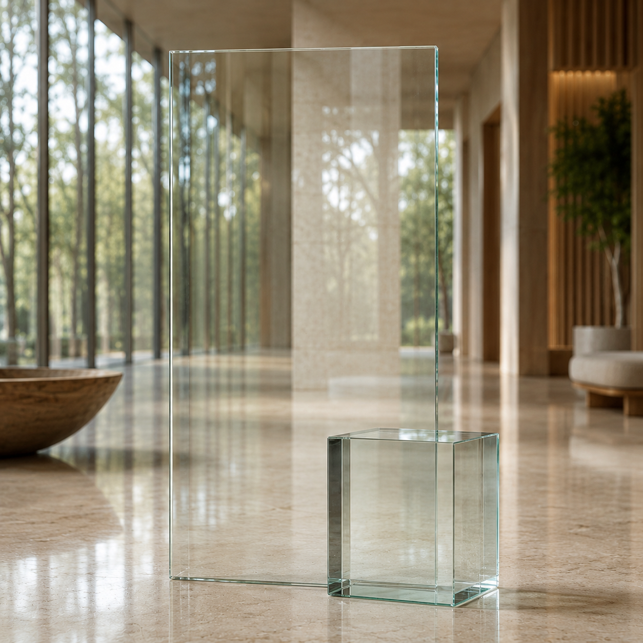 Glass material detail