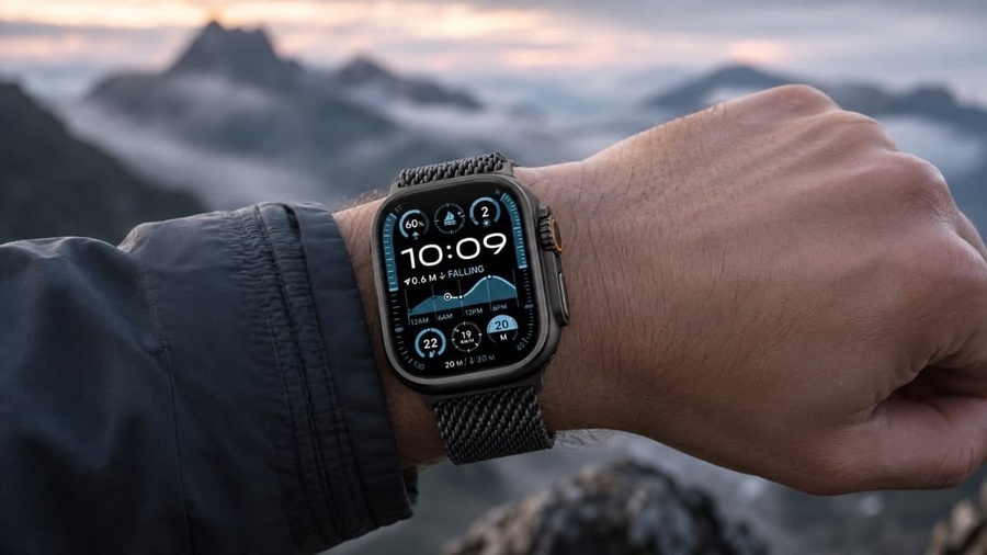 Apple Watch Ultra 4 на руке