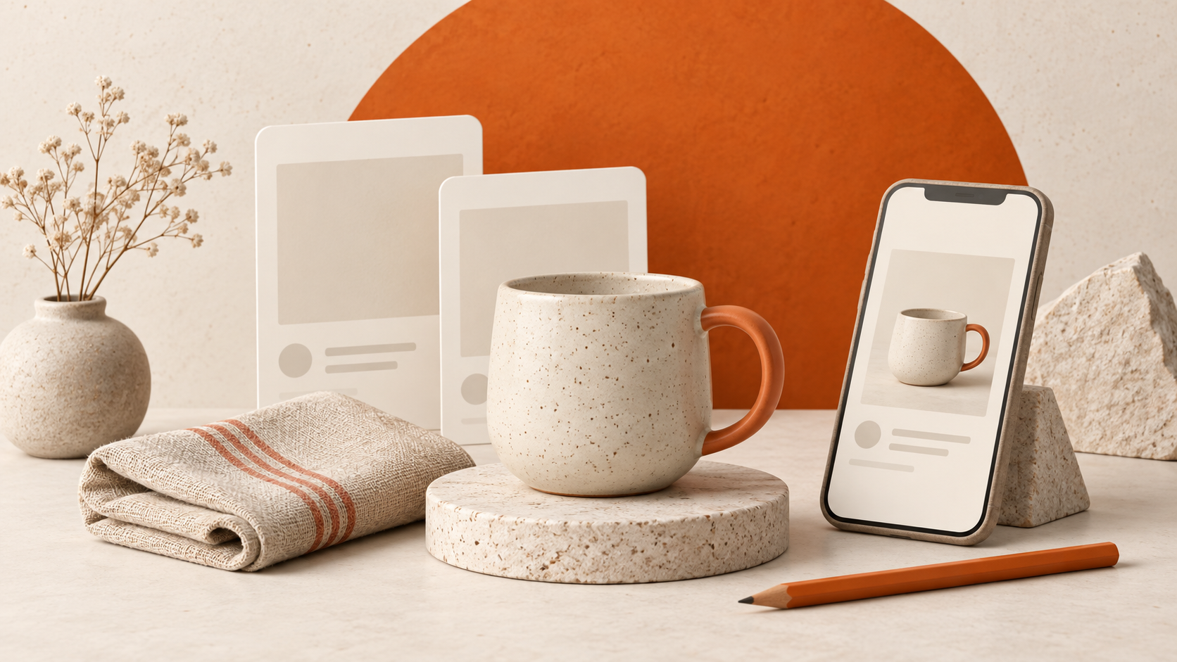 AI-иллюстрация к статье: Фото для Etsy: размеры, свет и чек-лист съёмки товара