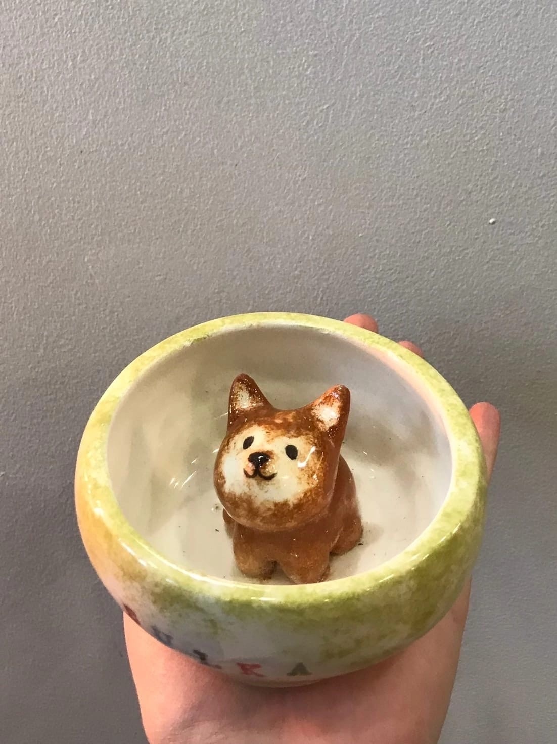 wheel throwing Toronto beginner vase with textured design