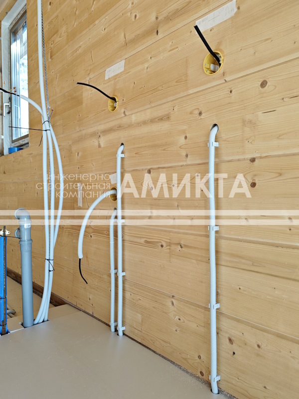 Технические стандарты электромонтажа в деревянных домах и зданиях из бруса. Скрытая проводка в негорючей гофре ПВХ, правила прокладки кабеля ВВГнг-LS и защита сети по нормам ПУЭ.