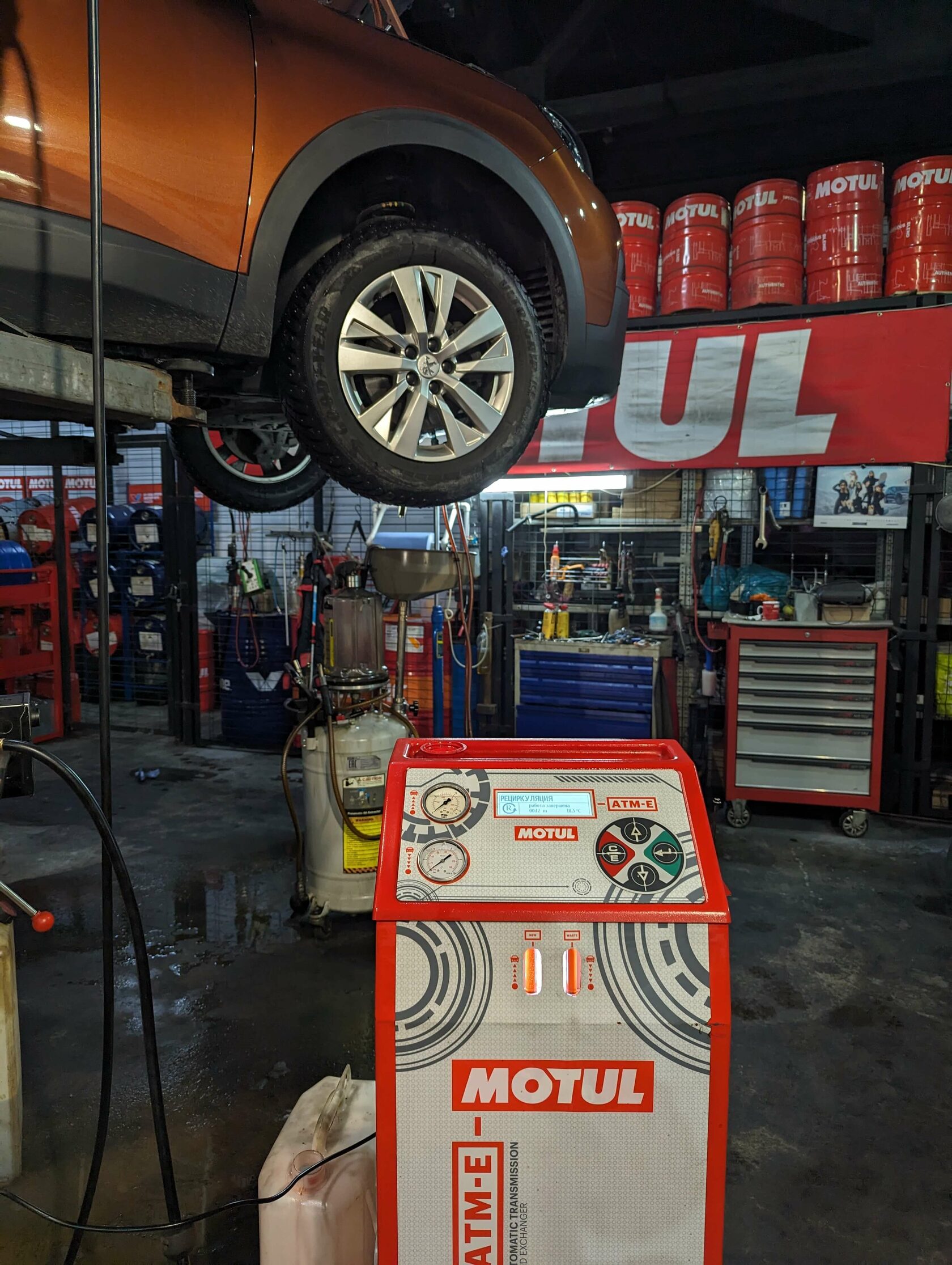 Финальный результат замены масла Финальный результат замены масла