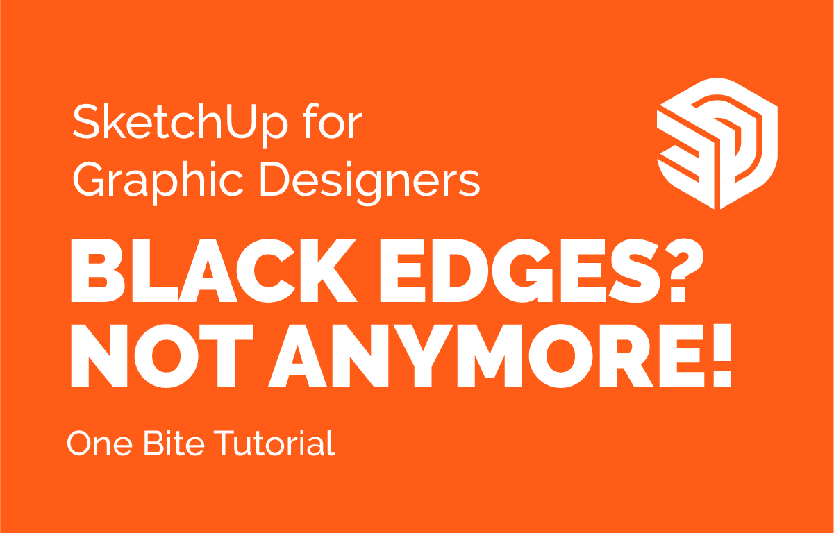 How to change edge color in SketchUp for graphic designers