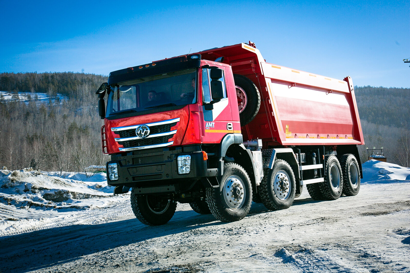 Якутия. Самосвал 8х8 АМТ 752900