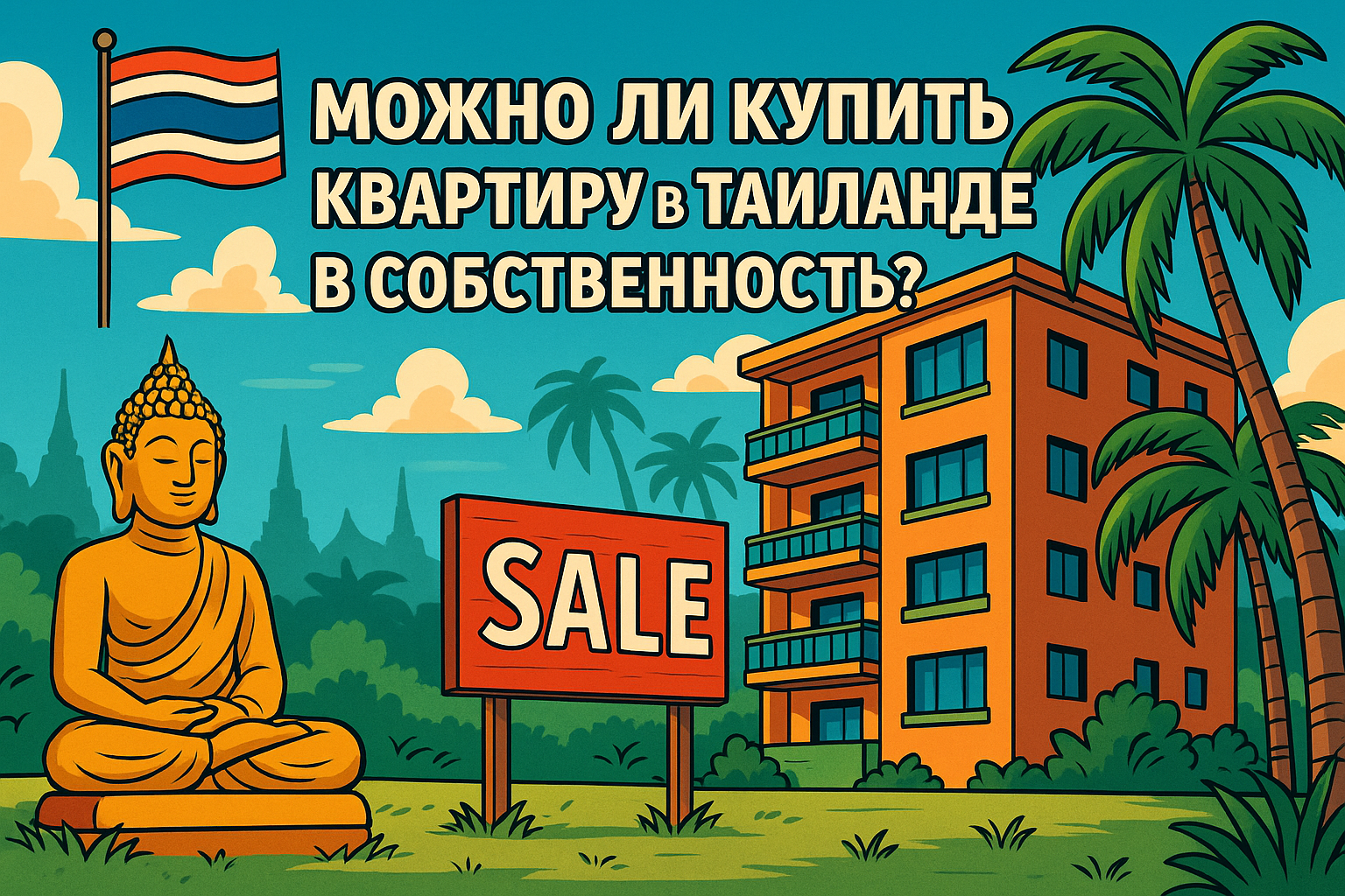 Да, можно — но только в кондоминиуме (многоквартирном жилом комплексе), и только при соблюдении условий, установленных законом.  ✅ Основные правила: Иностранец может владеть квартирой в 100% собственности, если она находится в зарегистрированном кондомини