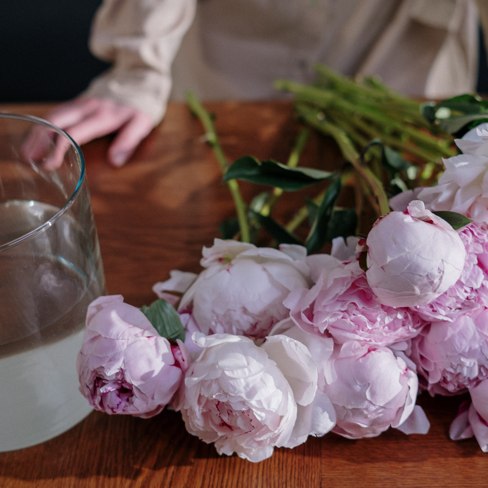 букет пионов