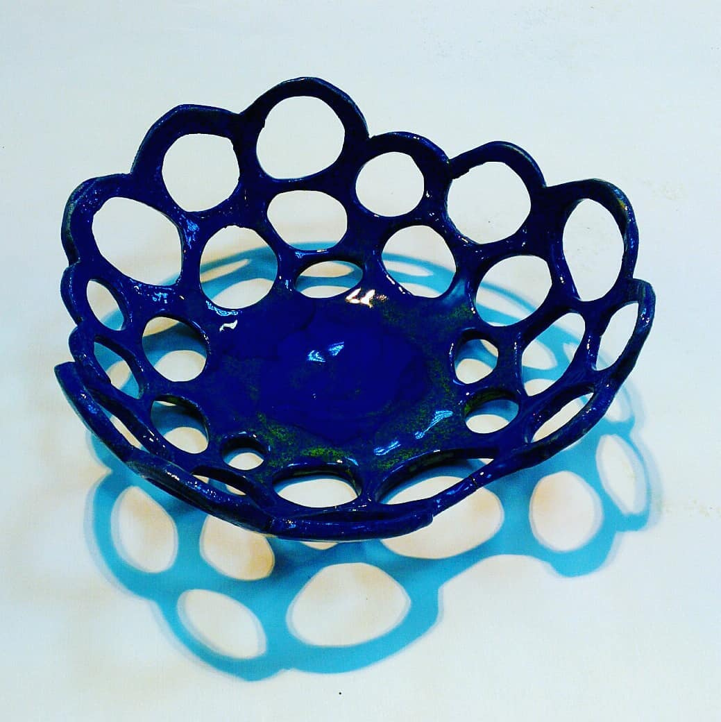 decorative handmade clay vase, beautiful pottery making Toronto idea for beginners