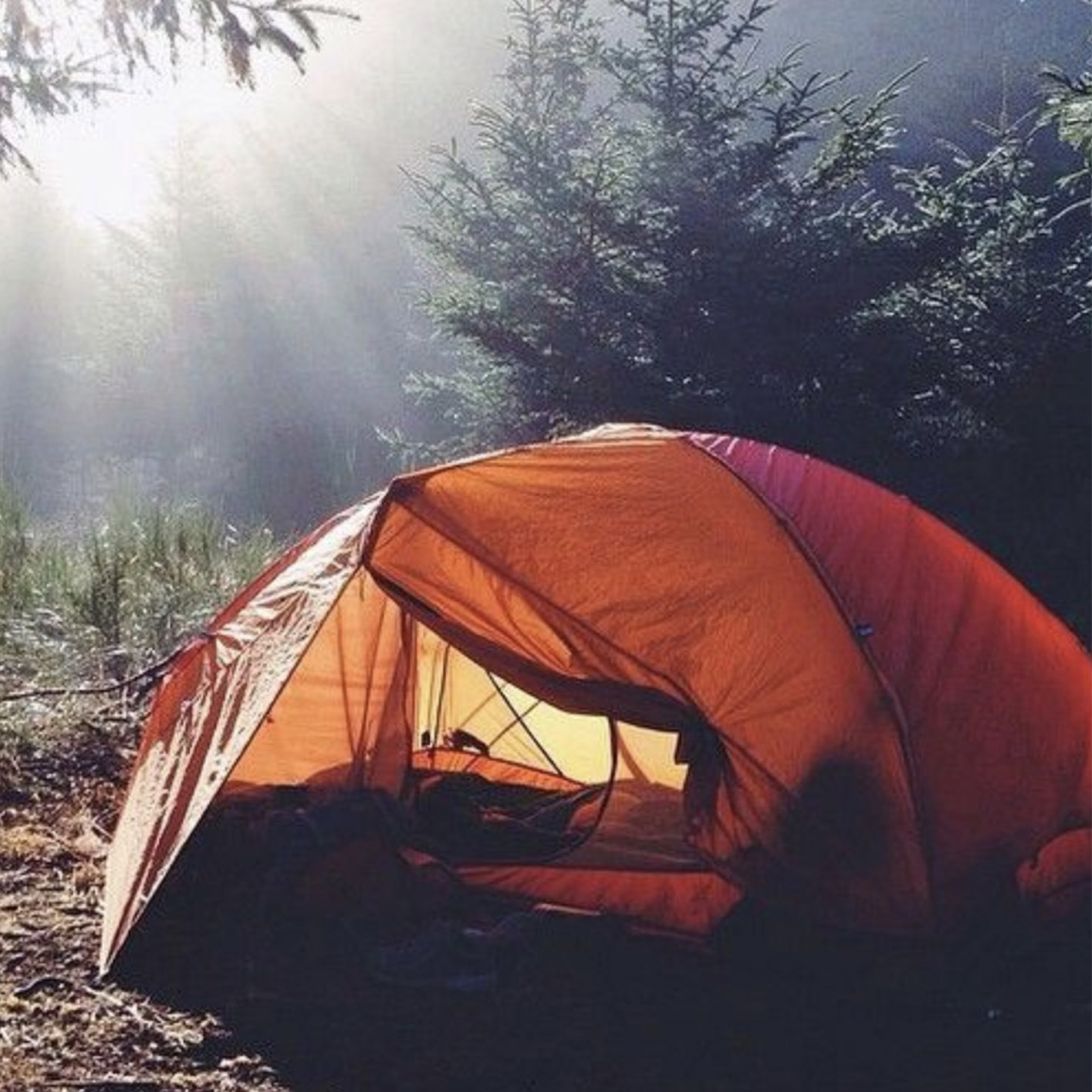 Поход с палатками