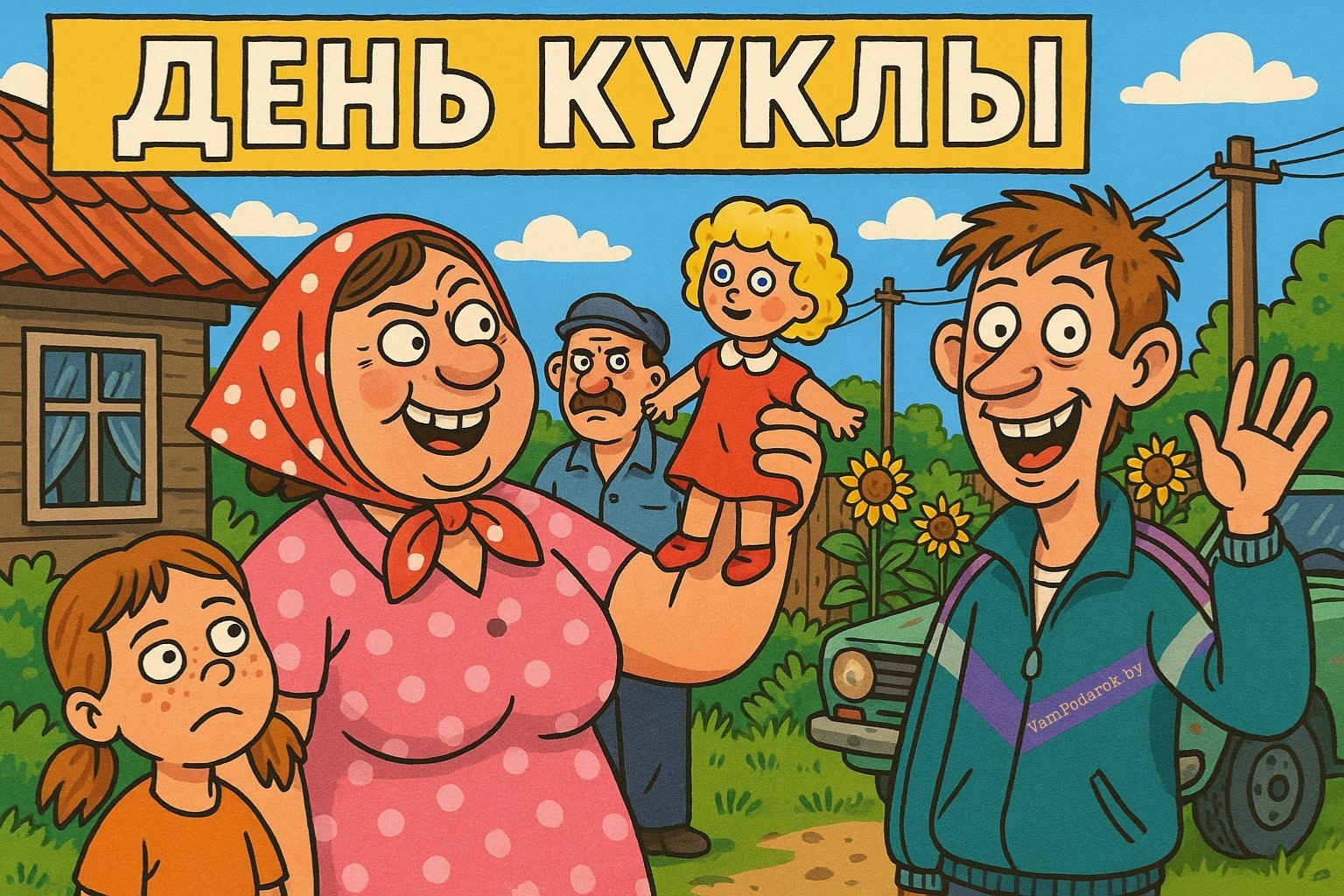 Всемирный день куклы - прикольная открытка