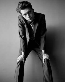 Парень, красивый, модельный тест, портрет