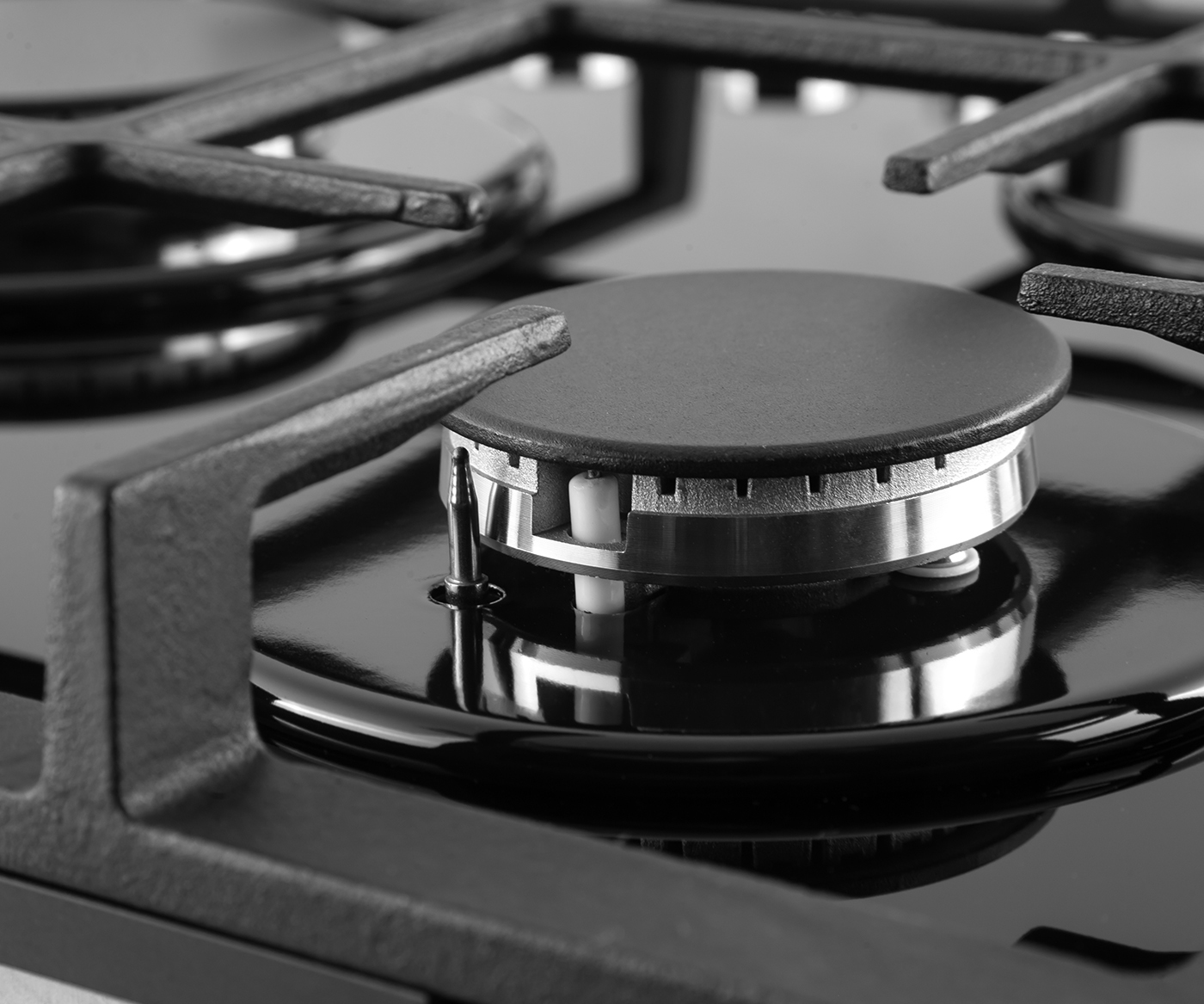 Варочная панель 3 конфорки газовая стекло ORE LGS45GB | ORE Россия