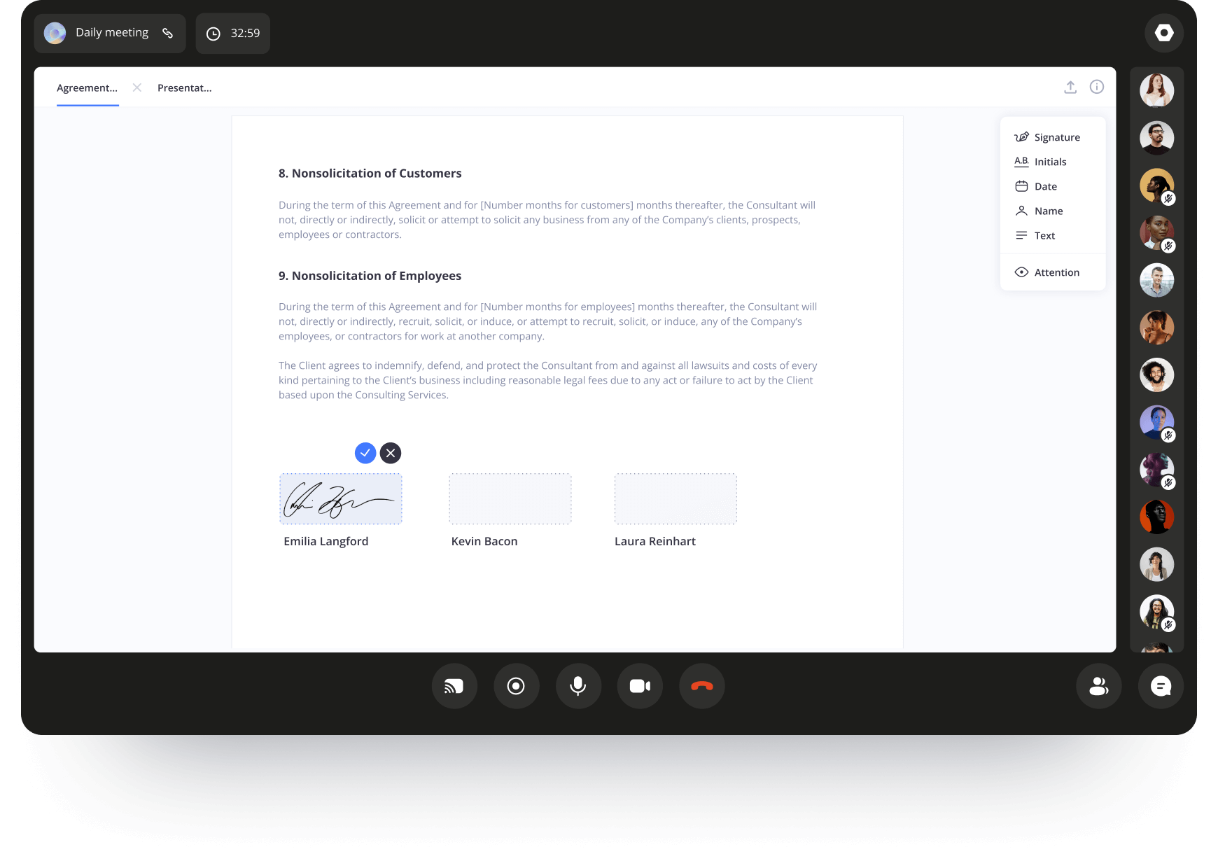 подписывать документы легально в видеоконференции