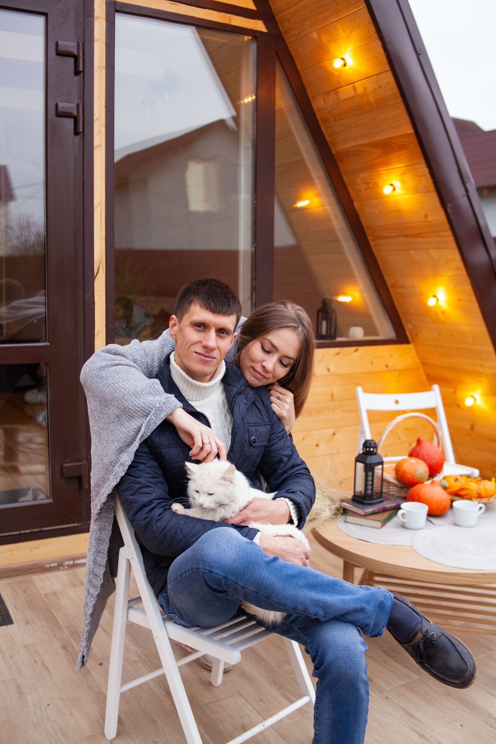 Романтическое свидание в A-Frame доме