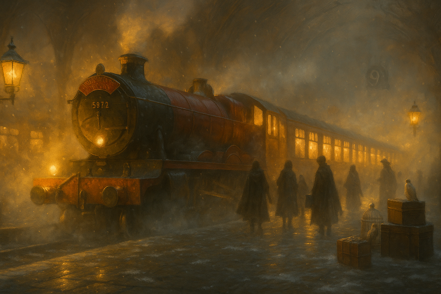 Скорее садись в Хогвартс Экспресс