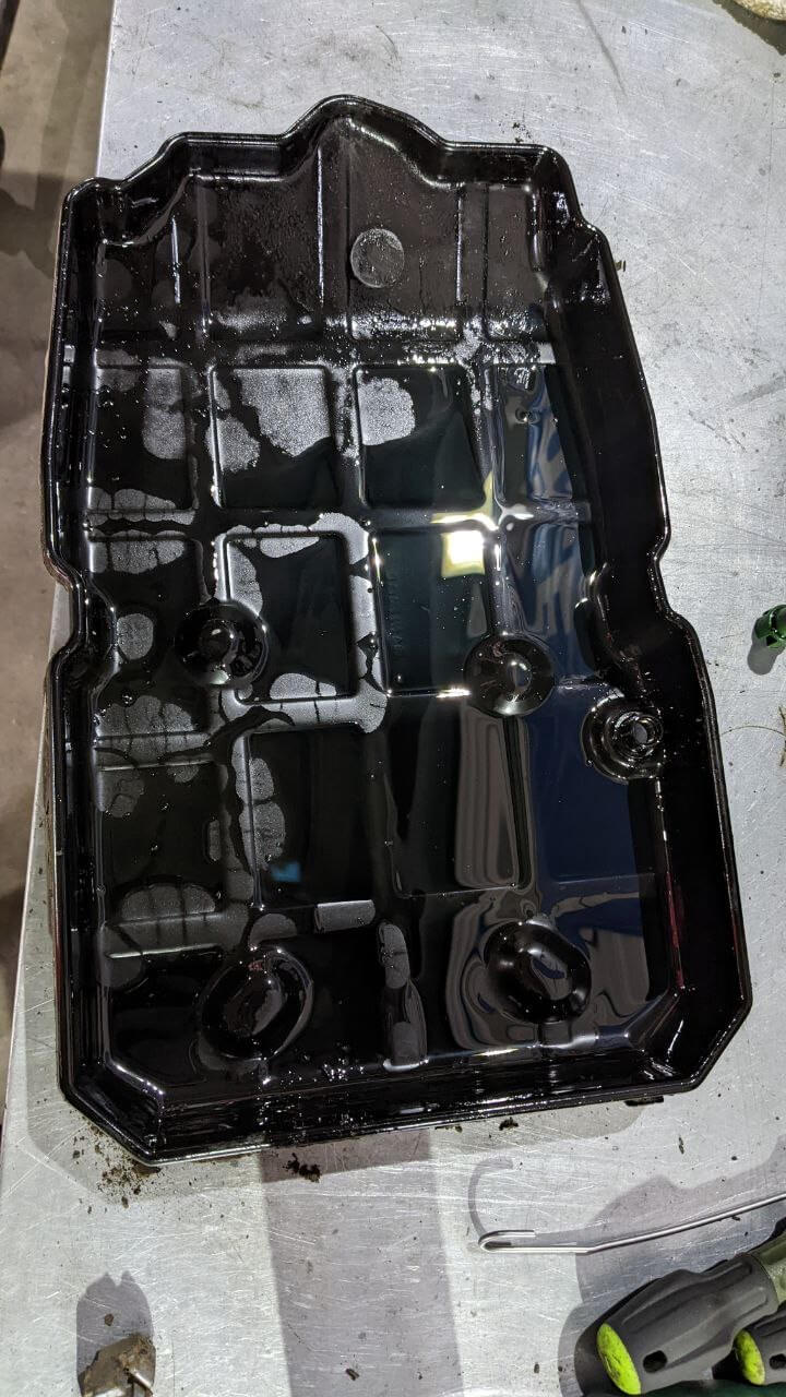 Демонтаж поддона АКПП Mercedes