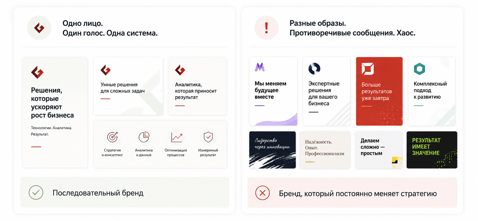 Как меняется восприятие бренда при частой смене стратегии