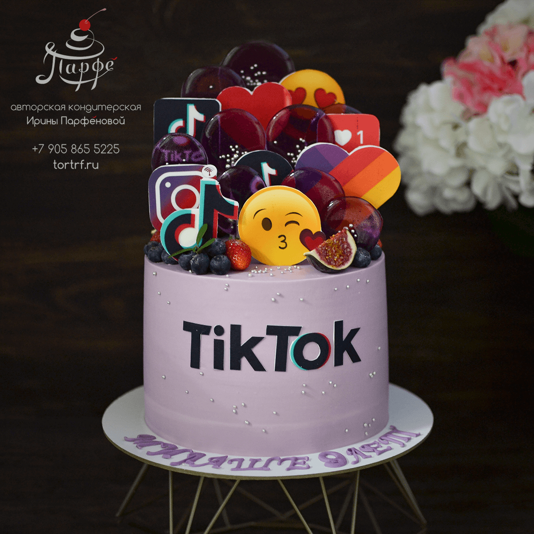Торт тик ток